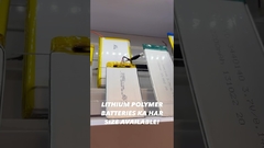 リチウムポリマー電池 あらゆるサイズで