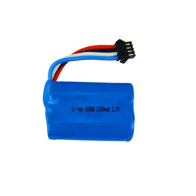 購入 最高品質 リチウムイオン電池パック 18500 3.7v 1100mah 電動人電車用 オンライン製造