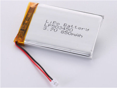 購入 LP503450 3.7V 850MAH Li-polymer Battery High Capacity for Power Users Oem Odm Supported CE Certificates オンライン製造