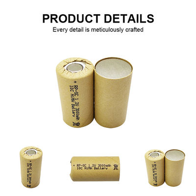 電動工具 ニッケル 再充電電池 高放電 1.2V 3000mah Nimh電池