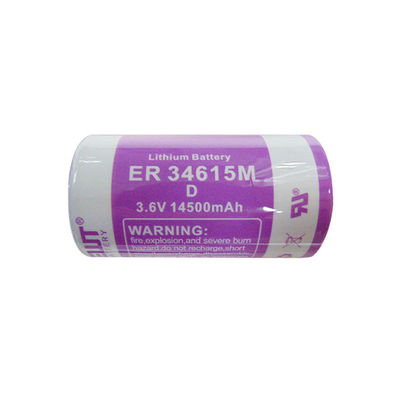 ER34615m リチウムバッテリー プライマリ 14500mAh Li Socl2 3.6V バッテリー