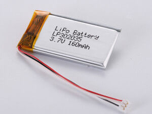 100mAh 3.7V リチウムポリマーバッテリー 安定した耐久性のある電源