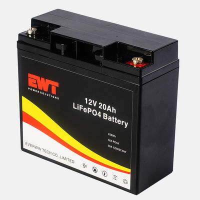 長サイクル寿命 12V 20Ah リチウム鉄リン酸電池 備蓄電源