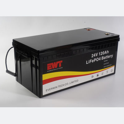 ポータブル 24V 120Ah リチャージ可能なバッテリー T8端末をカスタマイズ