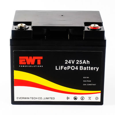 EWT IFR32700 24v 25ah Lifepo4 バッテリー パック 12.8v 100000mah ディープサイクル リチウムイオン バッテリー