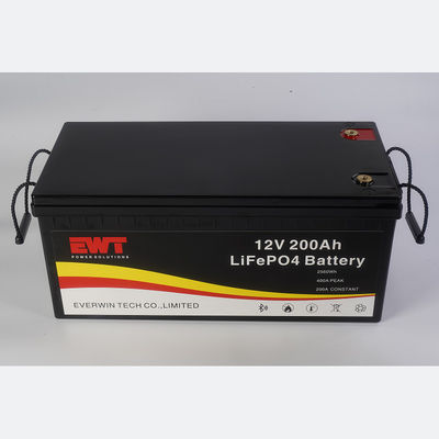 カスタマイズされた 12V 200Ah Lifepo4 バッテリー パック 低セルフ 放電率と IFR32700 セル