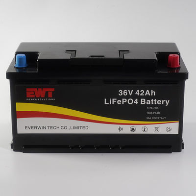 質の高いケース LFP 36V 42AH Li-FePo4 電池パック 電気ボート機器のための供給