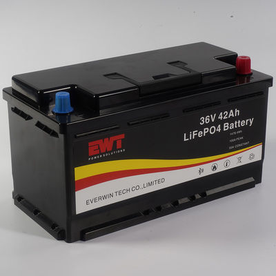 防塵 防水 36V 42Ah リチウムライフポ4 バッテリー パック 供給 RV 電源設備