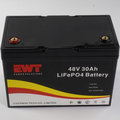長いサイクルの寿命 充電可能 48V 30Ah lifepo4 バッテリーパック スクーター Eバイク ゴルフカー