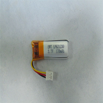 LP621230 3.7V 170mAh リチウムポリマーバッテリーのためのリポリマーセル