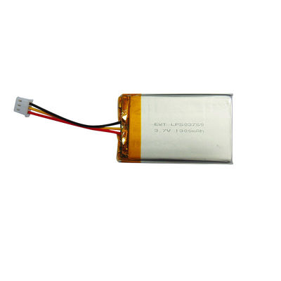 シルバーリチウムポリマーバッテリー LP503759 3.7V 1300MAH オーバーチャージ保護 シルバー形と色