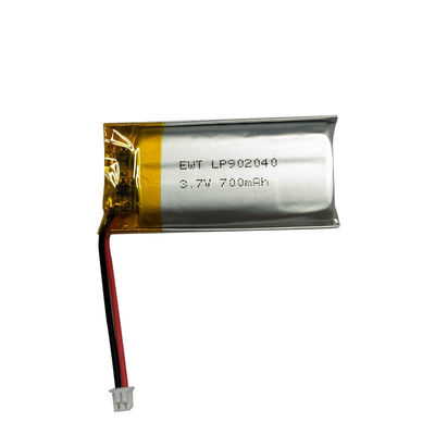LP902040 3.7V 700MAH プリズマ式ポリマー リチウム電池 調整可能 サポート 工場 OEM/ODM