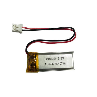 1S1P リポリマー電池 LP401230 3.7V 110mAh PCM 究極のエネルギー貯蔵ソリューション
