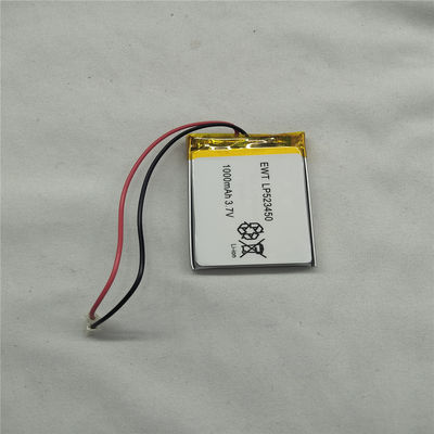 PCM LP523450 3.7V 1000mAh 安定した安全性のある LiPo パック