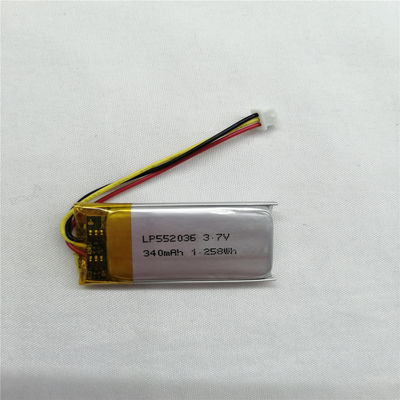 高容量リポパック LP602535 3.7V 500mAh 安全機能 長期間の性能のためのショート回路保護