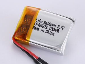 長持ちし高容量 250mAh リチウムポリマー充電電池 短回路保護
