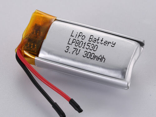 LP801530 3.7V 300MAH リチウムポリマー充電電池 -20〜60°C 放電温度と容量