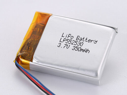 LP552530 3.7V 350MAH 再充電可能なリチウムポリマーバッテリー -20〜45°C A級 最高性能