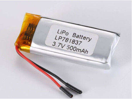顧客要求 3.7V 500mah 高容量およびセル リチウムポリマーバッテリー アノード材料のリポバッテリーパック その他