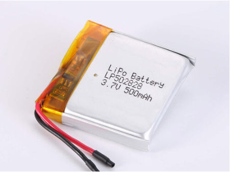 LP502828 3.7V 500MAH リチウムポリマーバッテリー JST/カスタマイズされたコネクタタイプとROHS証明書 電圧3.7Vアノード材料 その他