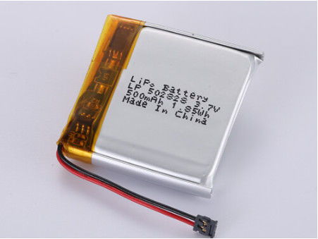 長持ちするLP502828 3.7V 500MAH リチウムポリマー電池