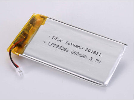 耐久性3.7V 600MAH リチウムポリマー充電電池 産業用PCB保護