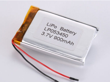 LP053450 3.7V 900MAH リチウムイオン電池 メーカー 化学成分 リチウムポリマー 高容量 リポパック 放電温度 -20°C~60°C