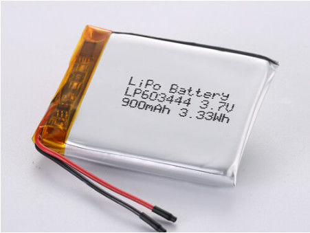 LP603444 3.7V 900MAH リチウムイオン電池 メーカー コインサイズ リチウムポリマー電池 A級 充電可能なデバイス
