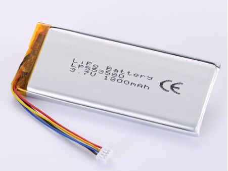 LP553580 3.7V 1800MAH リチウムイオン電池 メーカー 放電率 はい と CE 認証 のポリマー リチウムイオン 再充電電池