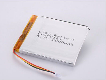 シルバーリチウムポリマー電池 12ヶ月 1 年間の保証 LP455161 3.7V 2000MAH プリズマ電池 メーカー
