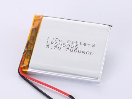 LP605056 3.7v リポ電池 高容量 リチウムポリマー電池 2000MAH PCB 保護ポリマー リチウムイオン充電電池