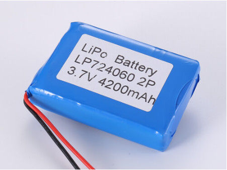 LP724060 3.7V 4200MAH 1C の放電電電流内での産業用リオン電池