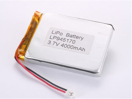 リチウムポリマー LP945170 3.7V 4000MAH バッテリー メーカー 調整可能なリチウムポリマー バッテリー