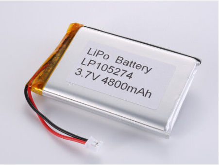 リポリマー電池 リチウムポリマー電池 幅広い温度範囲 完全充電電圧 3.7V 4800MAH