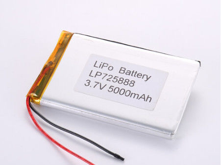 5000MAH LP725888 リチウムポリマー電池 完全充電電圧 3.7V 製品メーカー向け