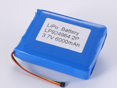 3.7V 6000MAH リイオン電池 メーカー, OEM と ODM リチウムポリマー電池 2-3 時間充電時間