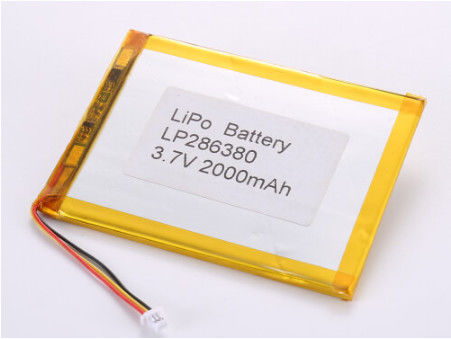 LP286380 3.7V 2000MAH リイオン電池 メーカー 過剰充電保護 要求の高い環境で充電可能