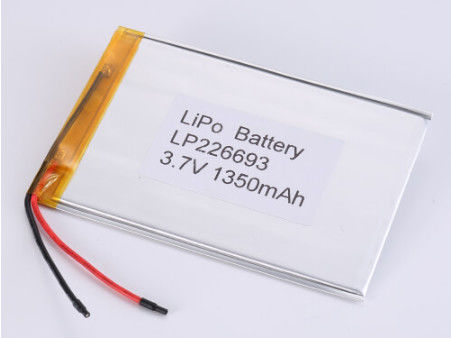 超電流保護 3.7V オープン電圧とPCB 保護 LP226693 3.7V 1350MAH
