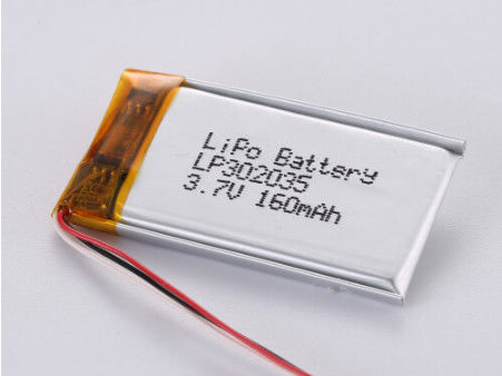 高容量LiPoパック 3.7VPCB保護と電源 LP302035 3.7V 160MAH リオン電池メーカー