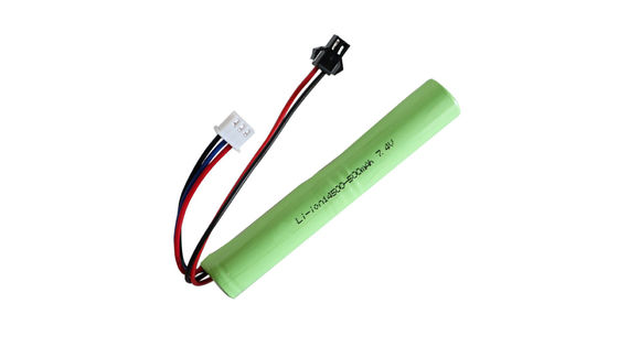 リチウムイオン電池メーカー 14500 7.4V 500mAh 安全なリチウムイオンバッテリーパック 過放電保護およびPCM/PCB付き