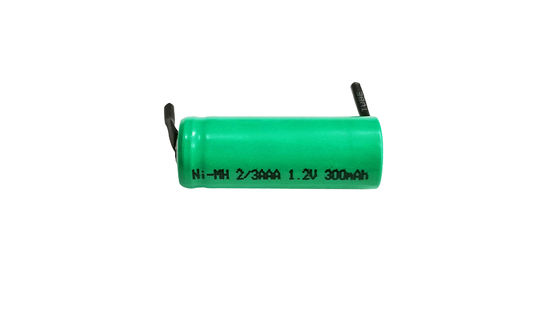 NIMH 1.2V 300MAH 耐久性のある再充電可能なニッケル金属水化物電池 記憶効果なし 容量が変動する
